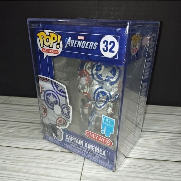 Funko Pop! Art Series: Marvel Avengers - Captain America #32 - Target Exclusive - Picture 11 of 11